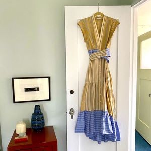 Sandro Paris Midi dress. Fresh and feminine.